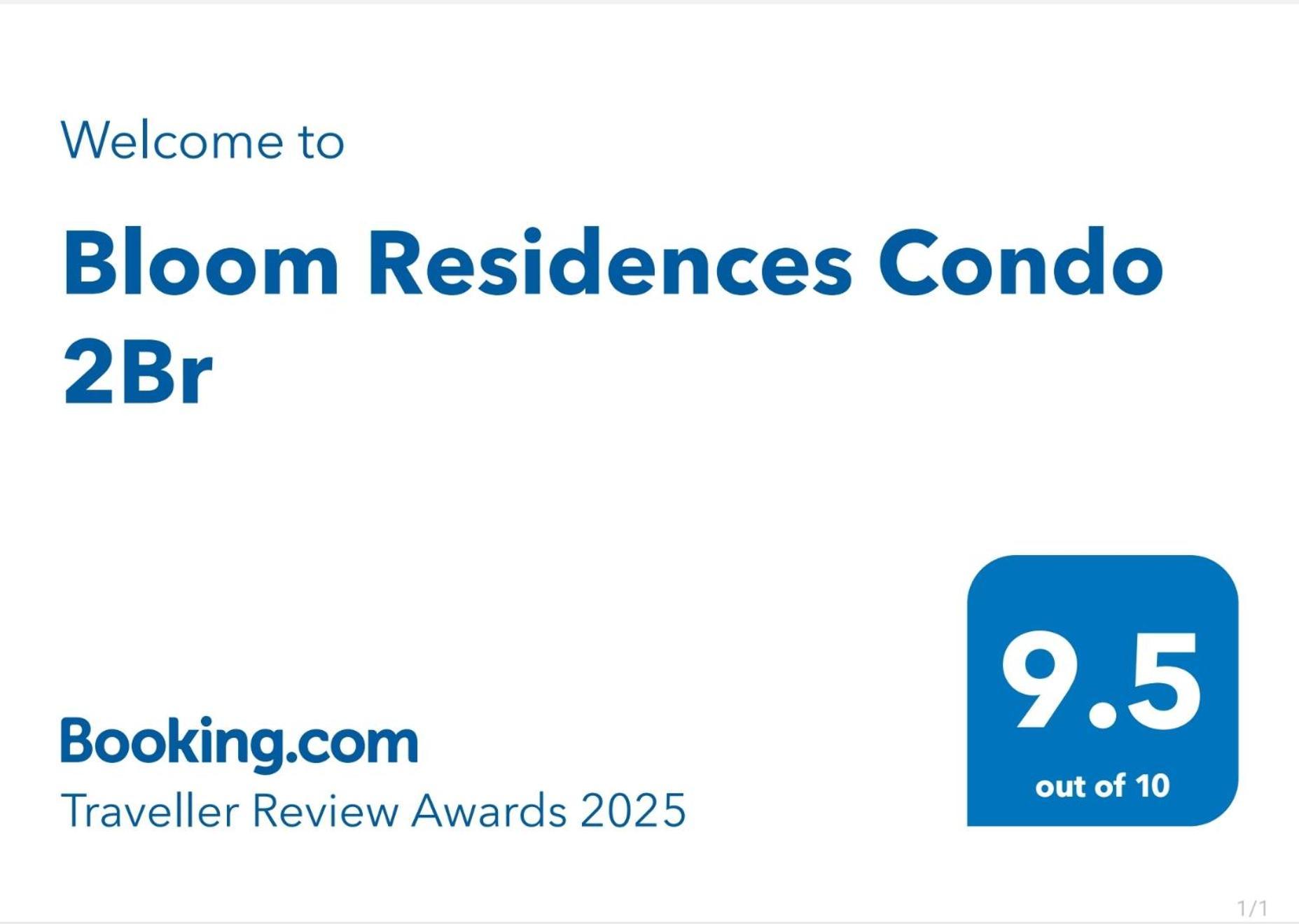 Bloom Residences Condo 2Br Manila Exteriör bild